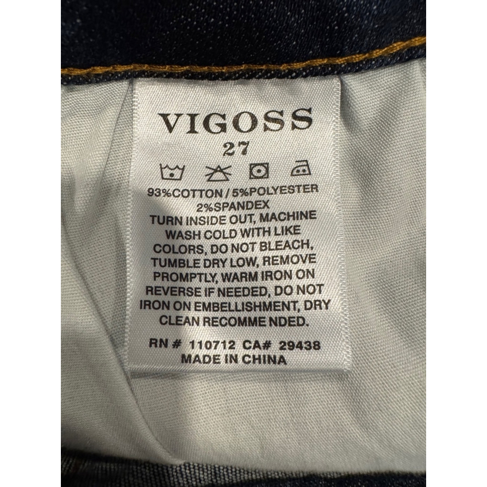 Vigoss Women's Distressed SkinnyJeans, Size 27, Blue - Picture 9 of 9